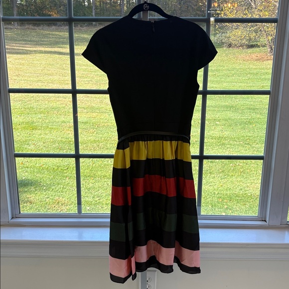 Ted Baker Aneli Cruise Stripe Fit and Flare Dress sz 4 new modern designer - Picture 8 of 16